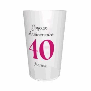 gobelet anniversaire classique DOM TOM