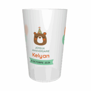 gobelet anniversaire enfant