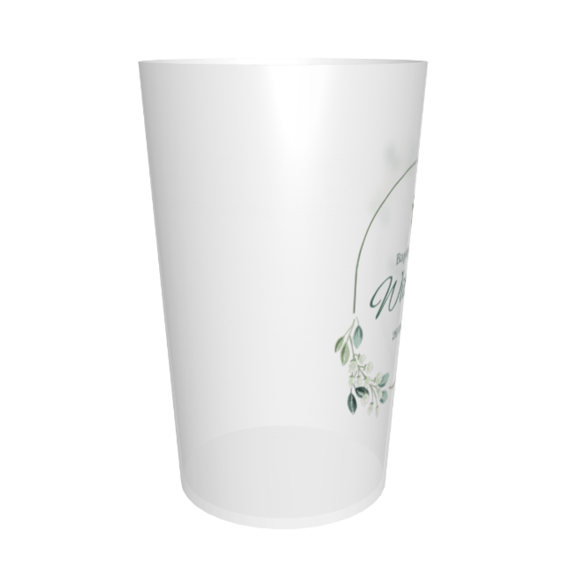 ecocup baptême minimaliste DOM TOM
