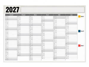 calendrier personnalise DOM TOM