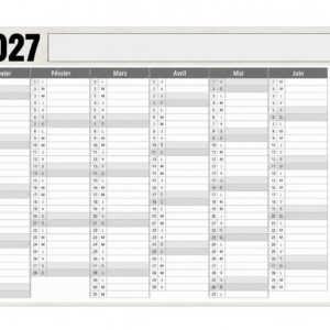 calendrier personnalise DOM TOM